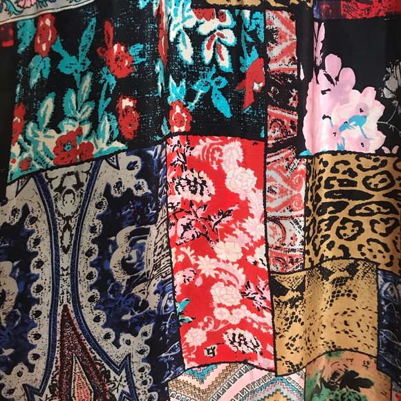 Anthropologie Tolani Boheme Silk Print Dress - Picture 4 of 7